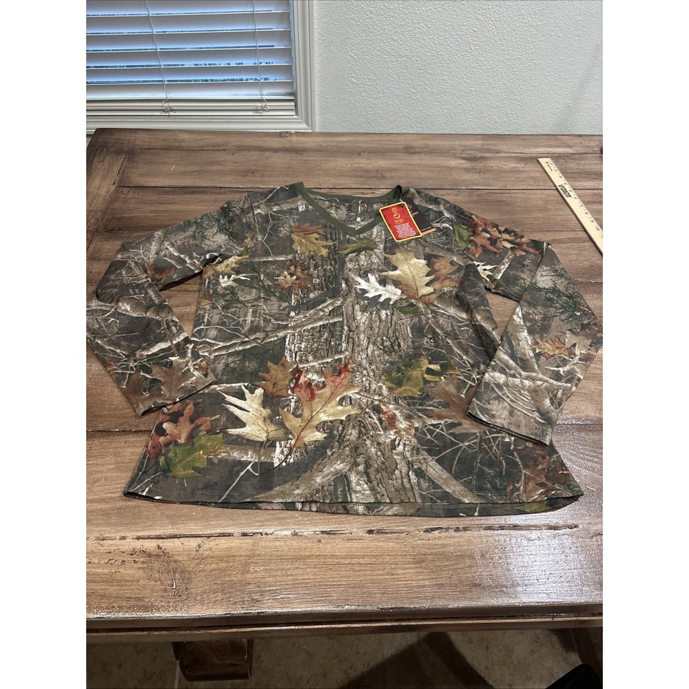 SHE Outdoor Apparel Womens Long Sleeve Camo Shirt  Size Large